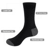 YUEDGE Men's Business Socks, Formal Suit, Calf Socks, Breathable, Non-stuffy,