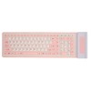 Silicone Keyboard 107 Keys Waterproof Dustproof Folding Two Colors 2.4G