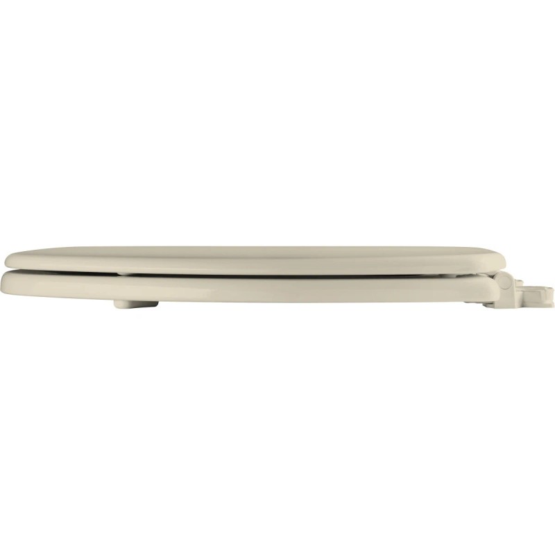 Church Enameled Wood Toilet Seat, Elongated Closed Front, Bone