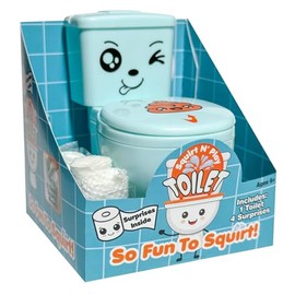 Squirt N' Play Toilet Fidget Toys Collection - Premium Squishy Toys for Squishing & Stretching - Collect Them All with Various Themes - Ideal Fidget Toy for Stress Relief & Focus - Durable and Fun