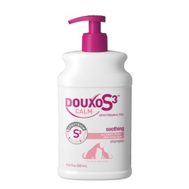 Douxo S3 Calm Shampoo, Contains 0.75% Ophytrium, Soothing, For Itchy, Irritated or Allergic Skin, For Dogs and Cats, 16.9 fl. oz. (500mL)