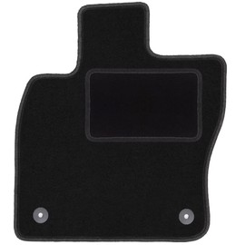 Wielganizator Driver's Velour Doormat Suitable for Seat Ateca (2016-) Crossover Driver's Side Driver's Mat Velour Floor Mat Black 1-Piece – Perfect Fit