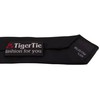 TigerTie - Slim Men's Designer Tie in Matte Black, Fine