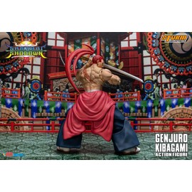 Storm Collectibles Samurai Shodown Genjuro Kibagami 1/12 Scale Action Figure, Red