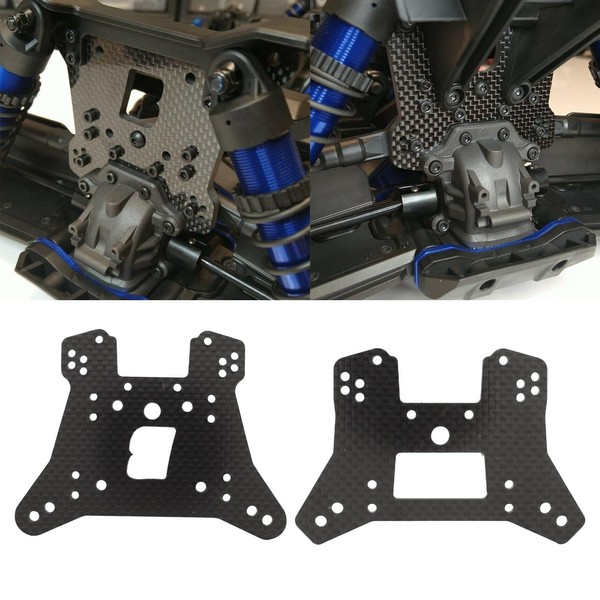 RC Shock Tower, Carbon Fiber Lightweight Rugged, Aluminum RC Shock