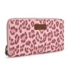 Wrangler Pink Wallet for Women Ladies Female Leopard Print Large