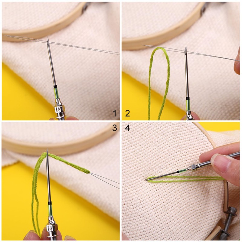 10Pcs Punch Needle Kits, Punch Needle Starter Kit, Adjustable Punch