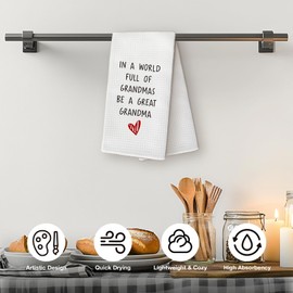 YLZlhb 038-1XLtowel-grandma Home, Kitchen, Kitchen, Dining, Kitchen, Table Linens, Dish Cloths, Dish Towels
