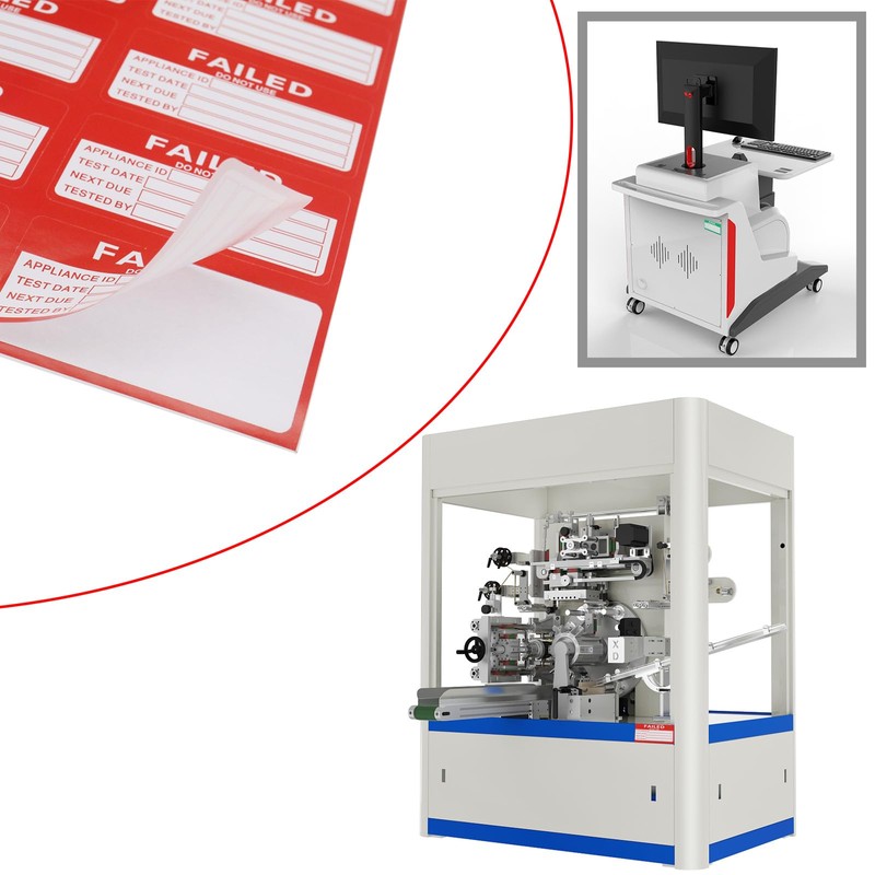 OTOTEC 550pcs PAT Test Stickers PAT Test Labels (500pcs Passed
