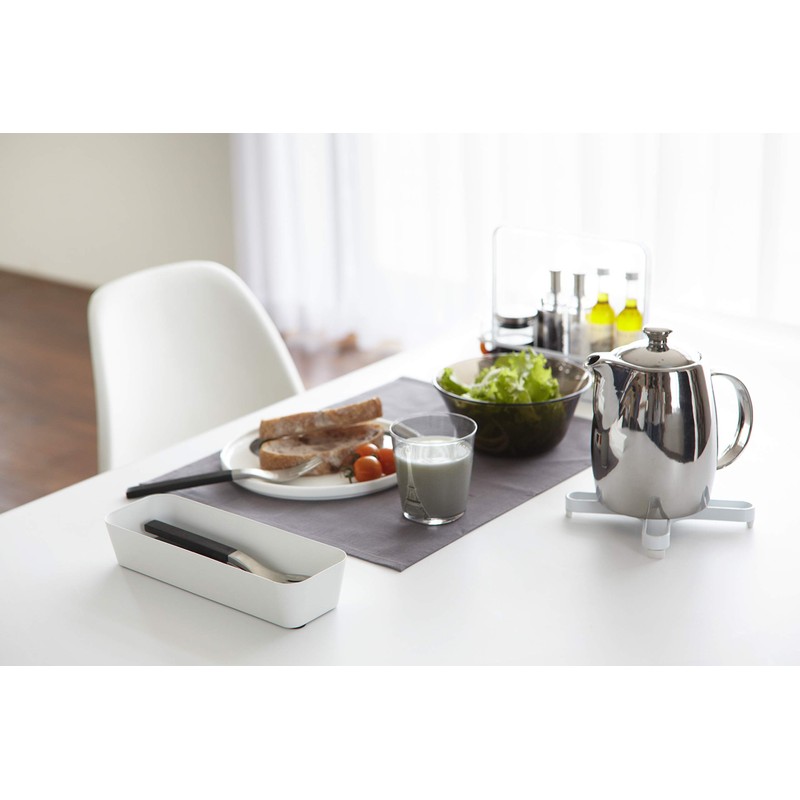 Yamazaki Spice Rack, Alloy Steel, White, One Size
