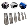 6Pcs NPT Pipe Tap Set Thread HSS for Plumber Industrial