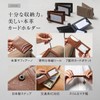 Mura Men's Passcase ID Card Holder with Reel Genuine Leather,