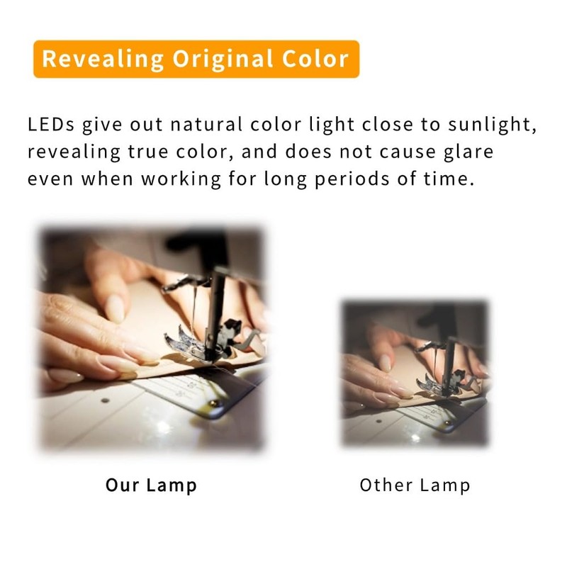 VINGVO LED Sewing Machine Light, 30 LEDs Flexible Work Light