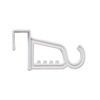 Bulk Hardware bh05071 Türhänger mit Haken für Mäntel, Hüte, Bademäntel,