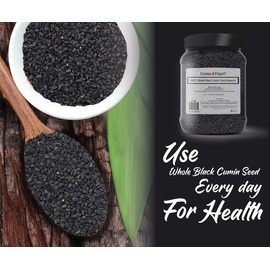 Black Cumin Seed 2lb Raw WHOLE (Nigella sativa) 100% Pure Whole Premium Non-GMO NON-Irradiated & Gluten Free I Healthy Spice I Egyptian Black Seeds (Black caraway)