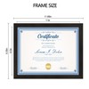 Hongkee 8.5x11 Diploma Frame with Tempered Glass, Multi Certificate 8.5