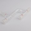 stonylab Kjeldahl Distillation Adapter, Borosilicate Glass 4-Way Glass Distilling Adapter