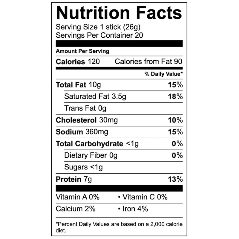 Yellowstone by Cattleman's Cut Angus Beef Sticks, 0.9 Ounce (Pack