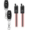 Mini Wireless Switch 12V,3 Way Mini Remote Switch DC 5V/12V/24V/48/10A