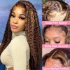 Ombre Lace Front Wig Human Hair 13x4 Highlight Water Wave
