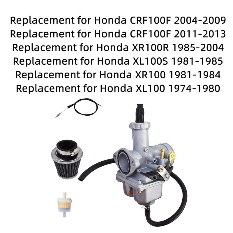 waltyotur Motorcycle Carburetor Replacement for Honda CRF100F XR100 XR100R XL100