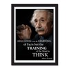Albert Einstein Quote Poster Laminated Young N Refined (16x20)