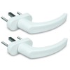 Veshy x Aluminium Window Handles in White RAL 9016 -