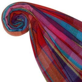 Lorenzo Cana - 7839711 Men's Scarf Wool with Cotton Fresh Burr Colourful 70 x 190 cm Wool Scarf Wool Scarf, red