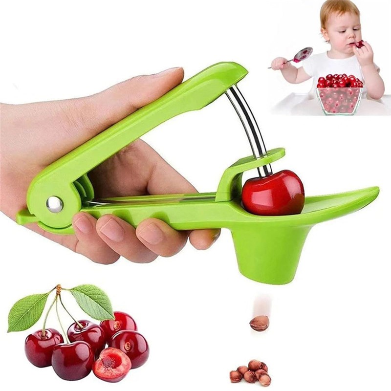 LSRVNM Cherry Pitter, Olive Pitter Remover, Portable Multifunctional Professional Quick