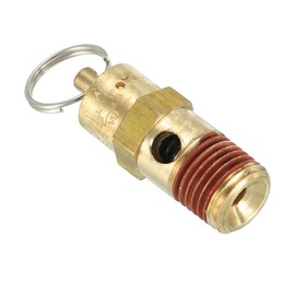 PATIKIL 1/4" Male NPT Safety Valve, Air Compressor Release Valve, 175 PSI Adjustment Pressure
