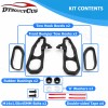 DY 2PCS Front Tow Hooks Heavy Duty Fit For Dodge