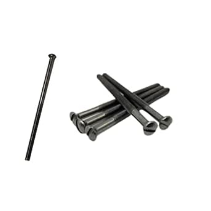 Generic Pack of 10 Electrical Screws 50mm X 3.5mm Black