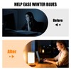 Qiuxunies Light Therapy Lamp 10000 Lux, Sunlight Lamp with Remote