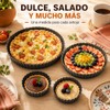4 Pcs Moldes Desmontable Para Hornear Tartas Pan Pasteles
