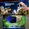 LED Touch Display Digital Aquarium Thermometer, High Precision Stick-on Fish