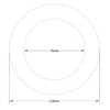 Ideal Standard Cistern Doughnut Washer Close Coupling Ring Rubber Washer
