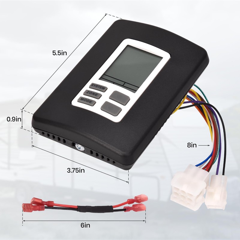 Fuabator 9330A3341 Digital Thermostat 12V Compatible with Coleman Mach 9-