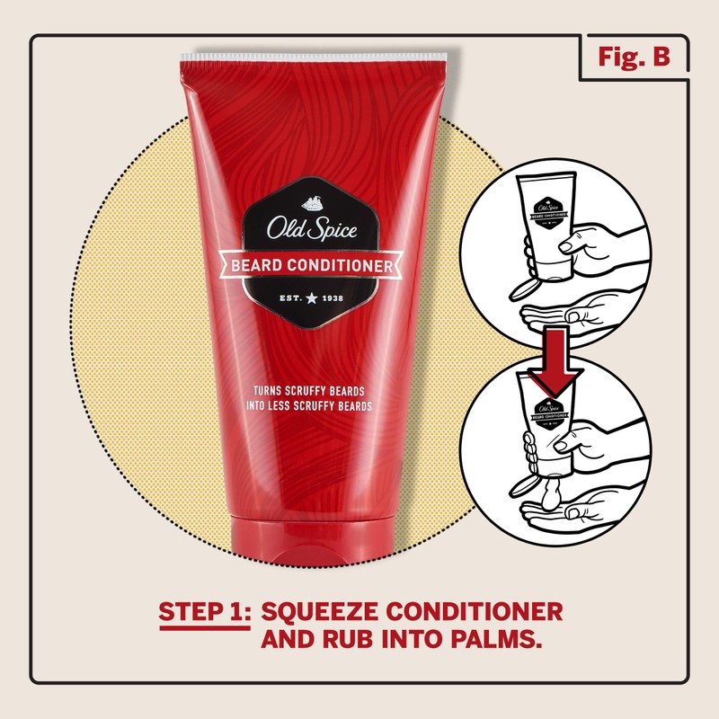 Old Spice, Beard Leave In Conditioner for Men, 5 Fl