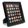 Enamel Pin Display Frame, 11x11 Shadow Box for Wall and
