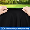 Nacuci Rectangle Elastic Fitted Tablecloth, Windproof Polyester Table Cover, Scratch