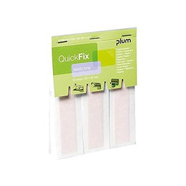 QuickFix Plasters elastic/textile long refill pack (30 plaster strips 120 x 20 mm)