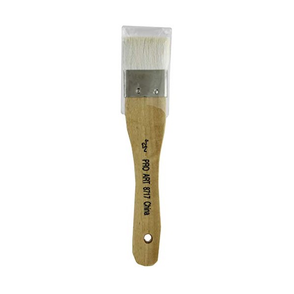 Pro Art Bristle Hake Paintbrush, White