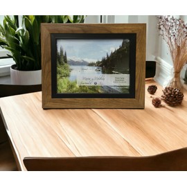 Marcos para Fotos. Portaretrato para Escritorio y pared 6x8 Pulgadas. Marcos para Fotos. Cuadro para Fotografias para tu Hogar. Picture Frame. Portaretratos. DOUBLI (COLOR PAROTA)