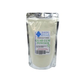 Baking Beauty and Beyond Premium Quality Guar Gum Powder - Gluten Free Natural Thickener and Food Grade Fine Powder Improve Texture, Odourless and Flavourless, Non-GMO Stabiliser Agent - 100g