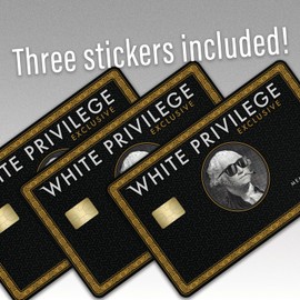 KCD White-Privile_ge Credit Card Skin Sticker Cover Decal Wrap 3-Pack – Durable Vinyl Stickers for Cards – CCS027