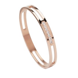 MILAKOO Rose Gold Bangle Bracelets for Women Inspirational Gifts for Women Friendship Jewelry