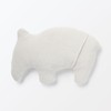 MUJI 84759741 Animal Cushion with Pockets, 10.0 x 6.5 inches