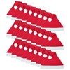 WELLGRO 24 Christmas hats with bobble - 30 x 30
