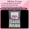 NOVO OVO XXL Straight Sharp Stiletto Natural Nail Tips Press