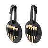Golf Teg Sets Tees OrganizerLeather Golf tee Holder Hooks to